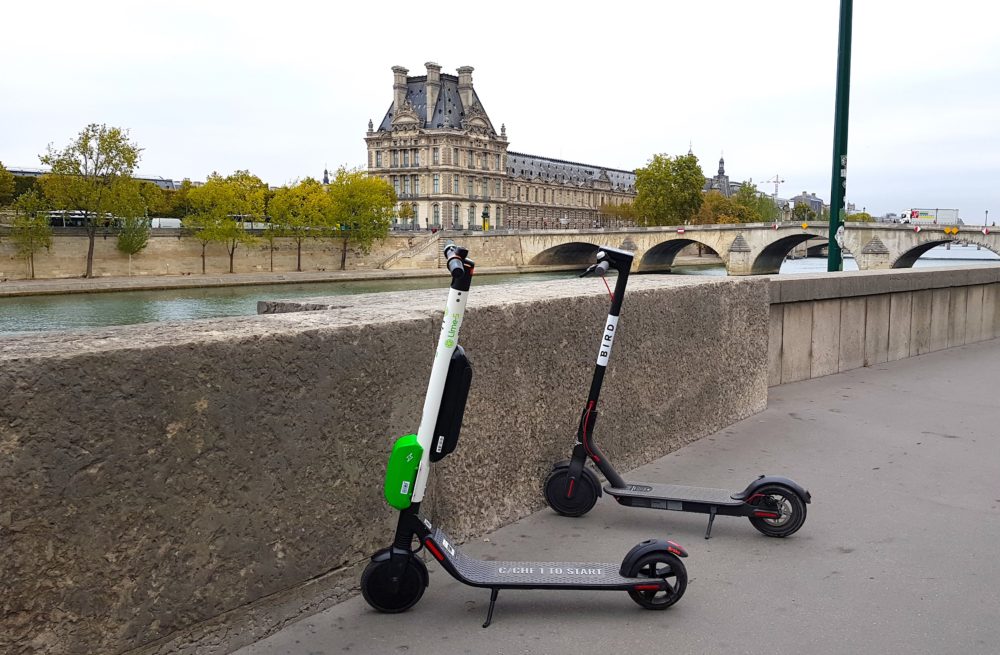 电动滑板车进驻巴黎