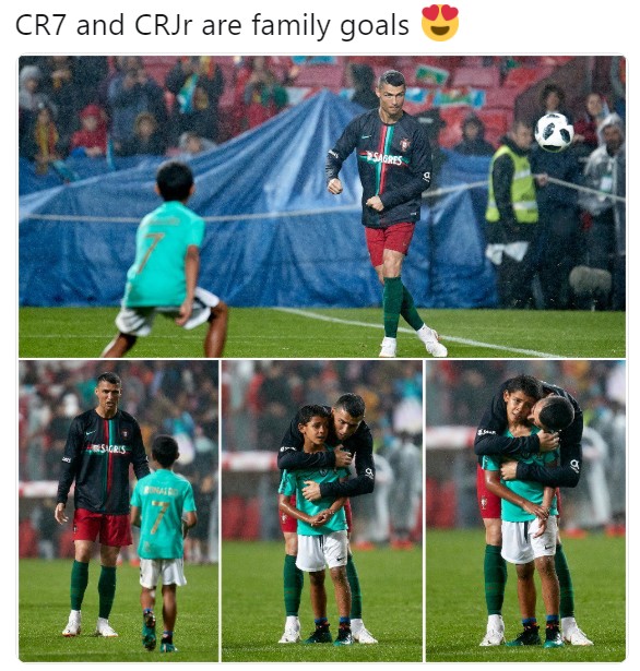 C罗大儿子迷你罗