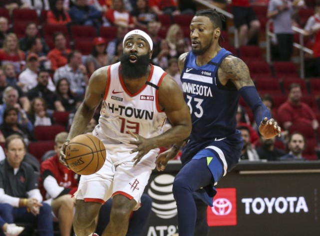 哈登生涯2万分达阵