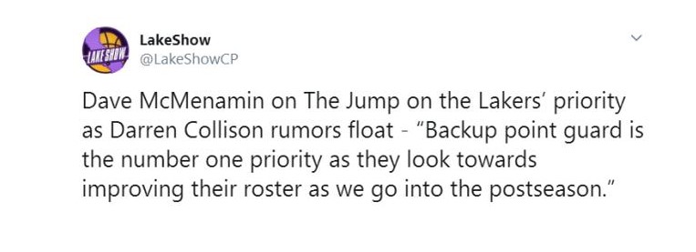 湖人正寻找Rondo替身