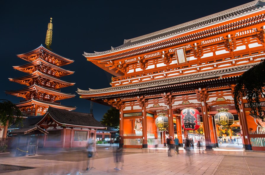 东京浅草寺宝藏门