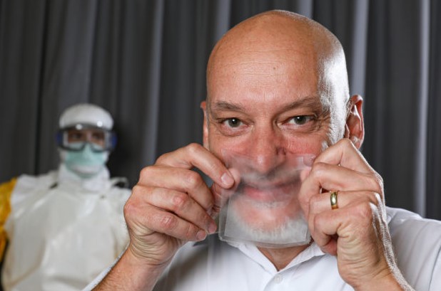 透气透明的口罩