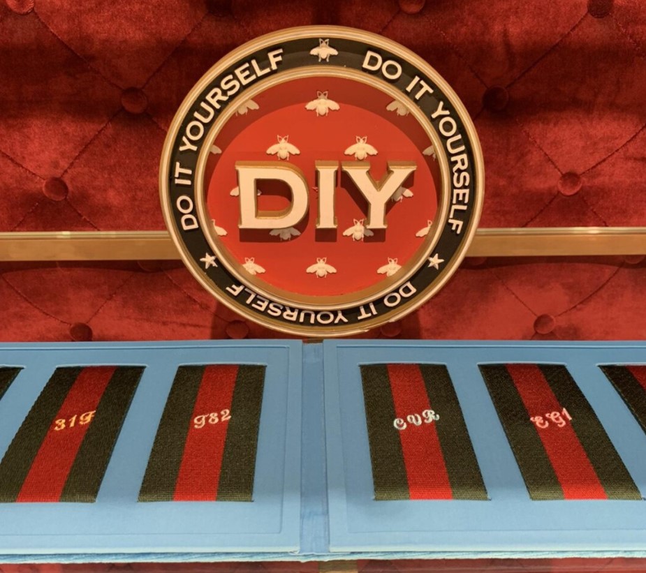 Gucci推出全新DIY订制