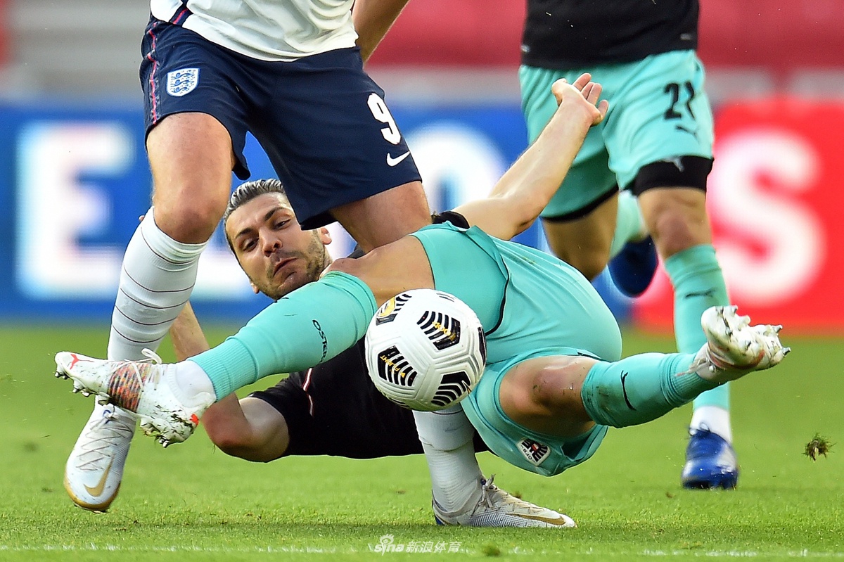英格兰1-0奥地利
