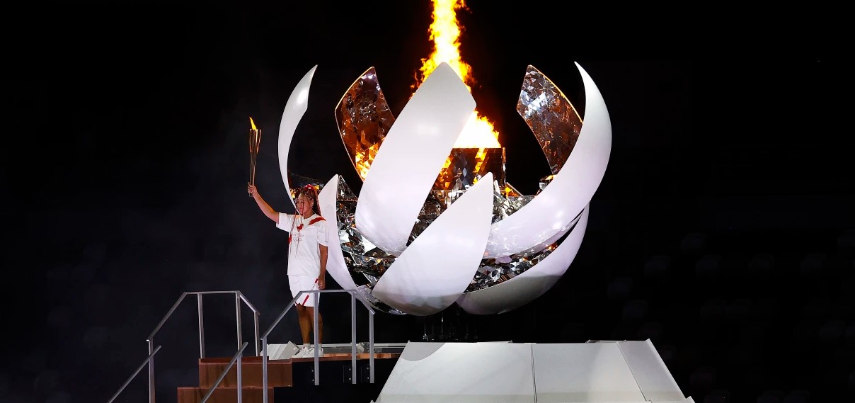 大坂直美,京奥运开幕圣火