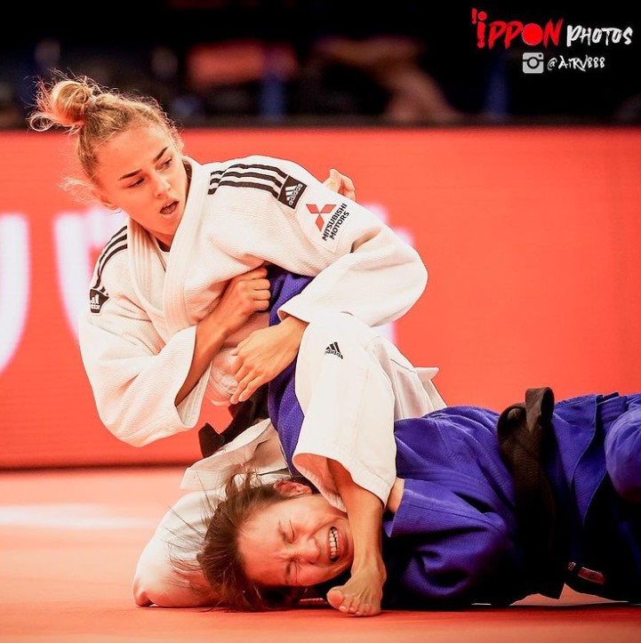 Daria Bilodid是柔道好手