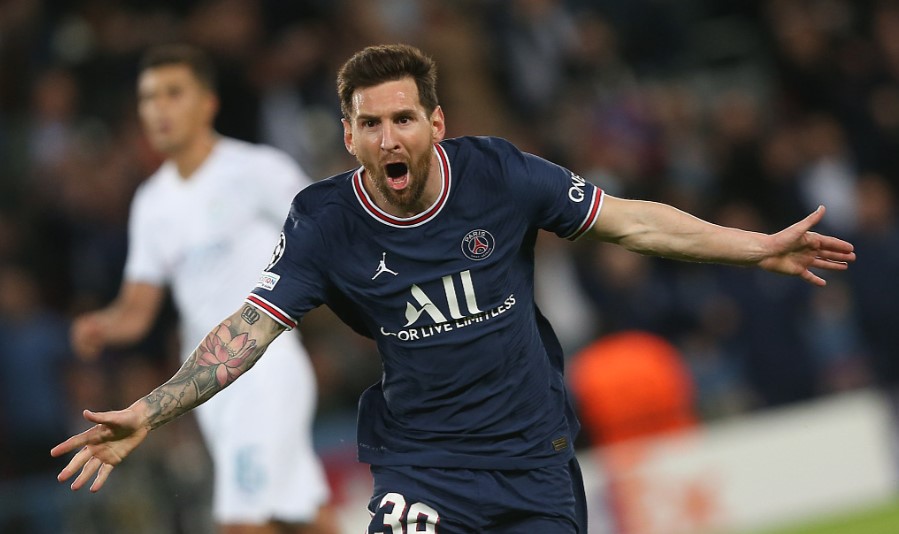 巴黎圣日耳曼主场,欧冠,梅西