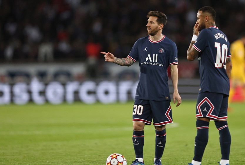 巴黎圣日耳曼主场,欧冠,梅西