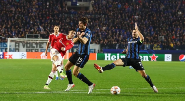 曼联2-2绝平,C罗,欧冠