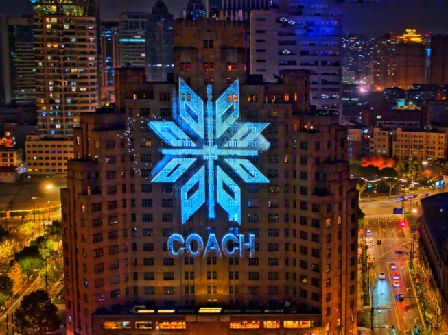 COACH灯光投影秀