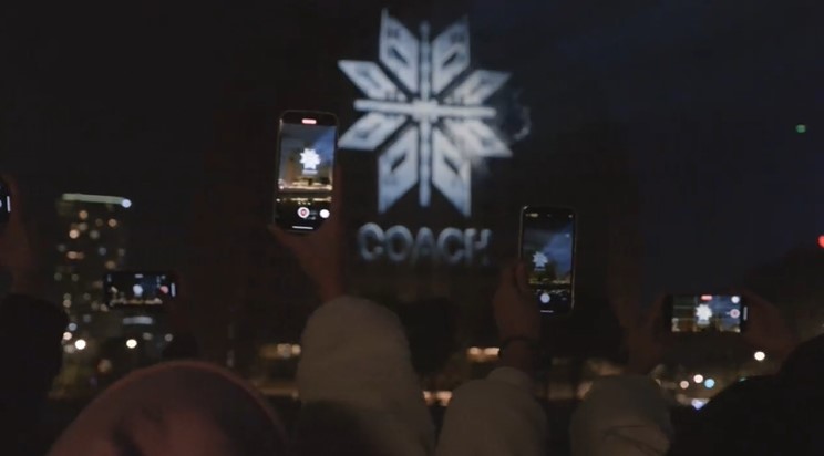 COACH灯光投影秀