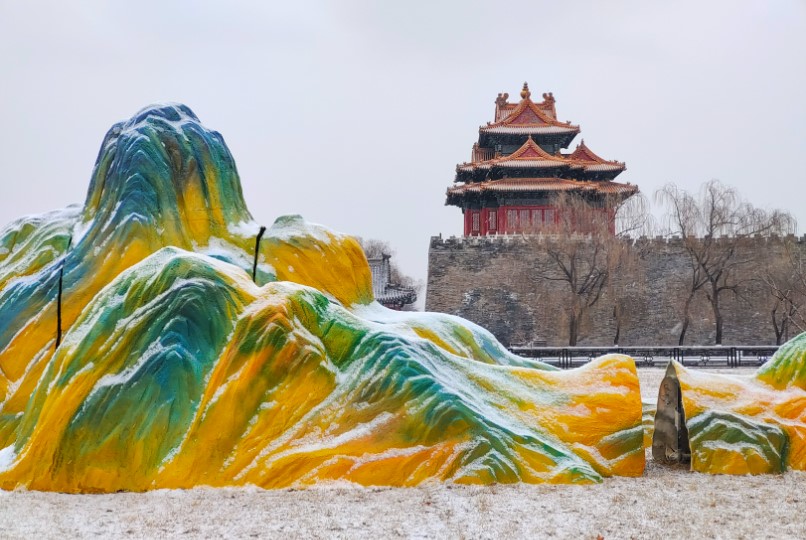 大寒,北京,故宫角楼