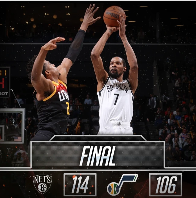 NBA常规赛,杜兰特,篮网队