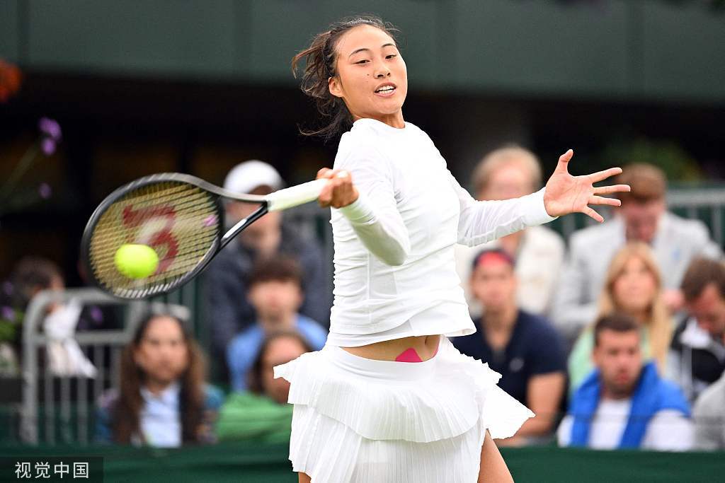 2022温布尔登网球,女单首轮,郑钦文
