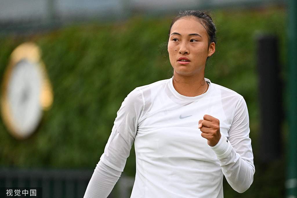 2022温布尔登网球,女单首轮,郑钦文
