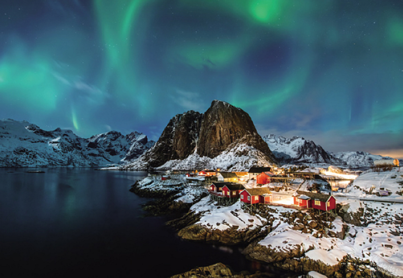 Hamnoy渔村,罗弗敦群岛