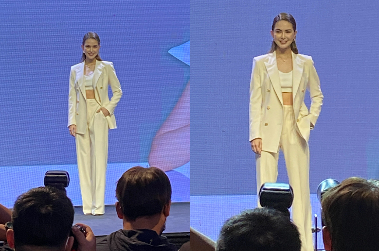 平坦的小腹.昆凌产后