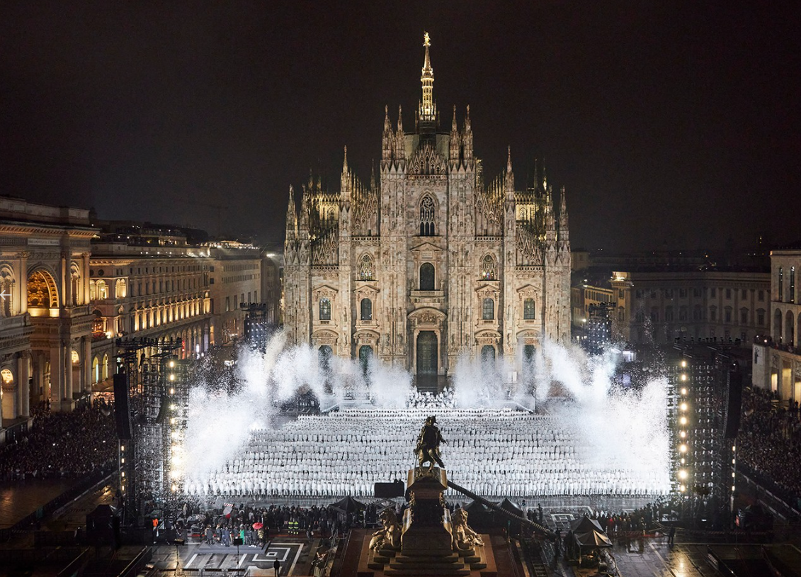 时装周Moncler 70 周年庆典