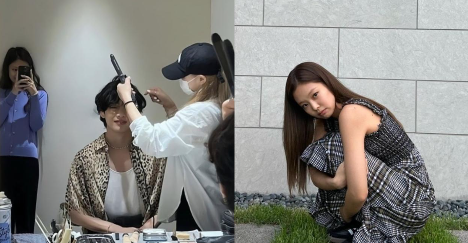 BLACKPINK,BTS V ,Jennie