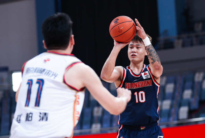  广东队战胜同曦队