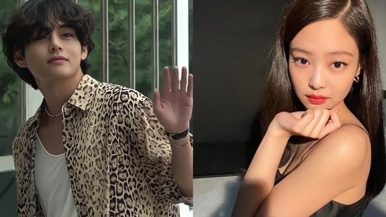 BLACKPINK,BTS V ,Jennie