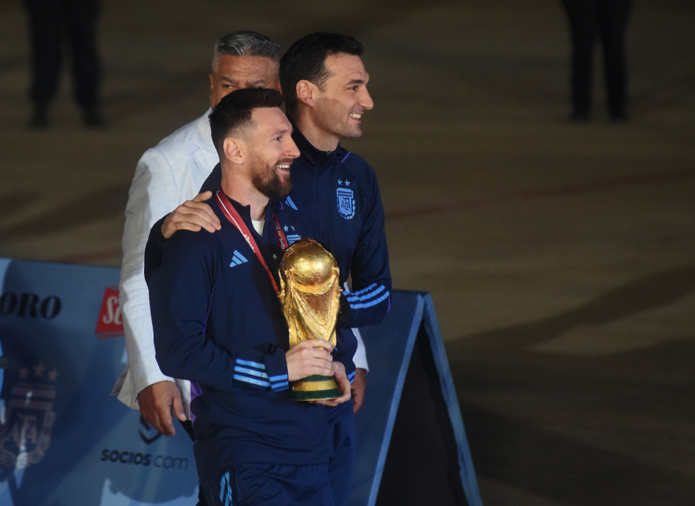 阿根廷夺冠游行