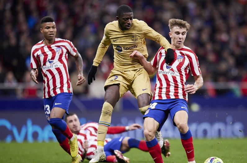 西甲第16轮,马德里竞技,巴塞罗那