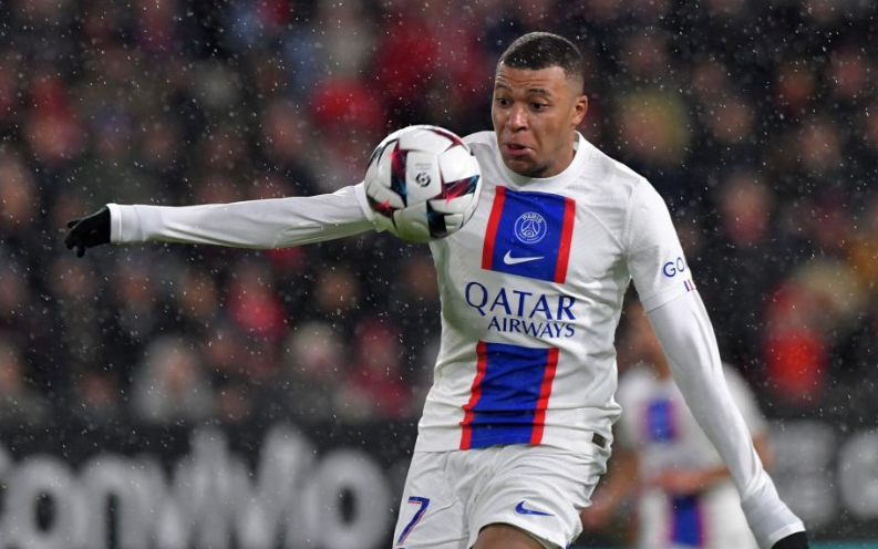 巴黎0-1雷恩,姆巴佩