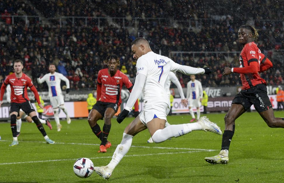 巴黎0-1雷恩,姆巴佩