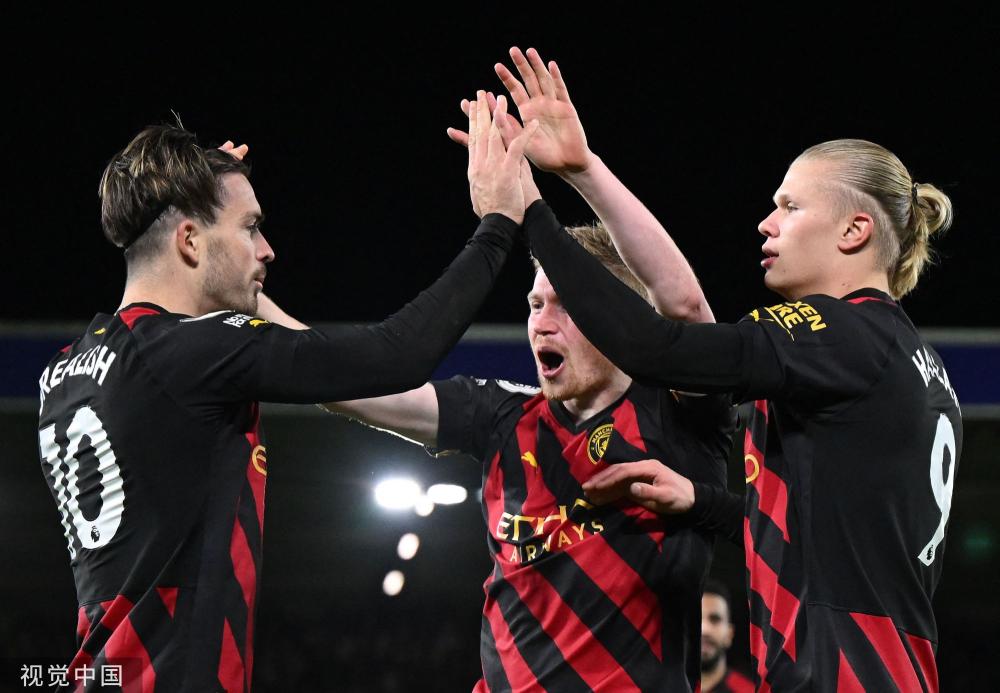 曼城3：1利兹联