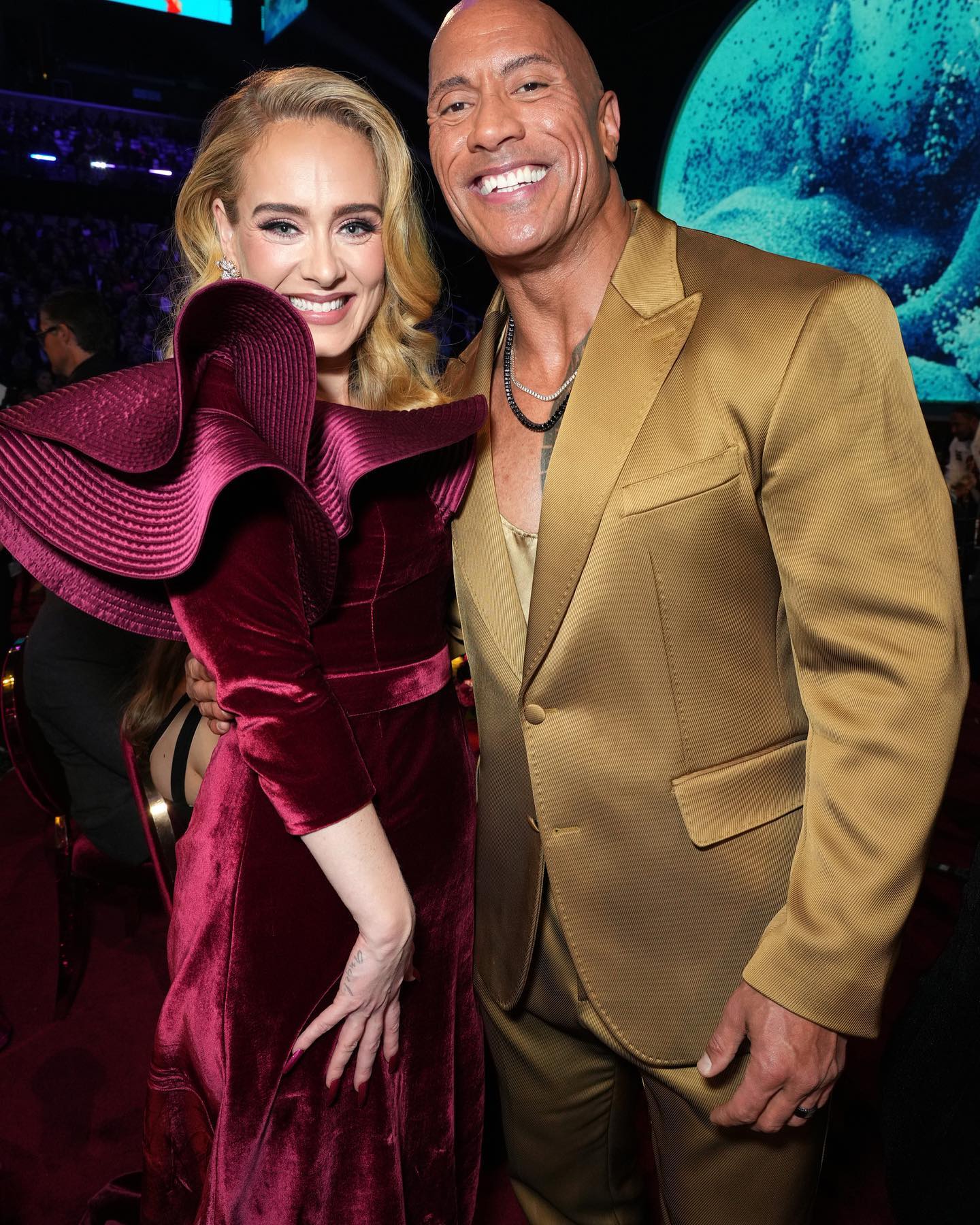 巨石強森,愛黛兒,葛萊美