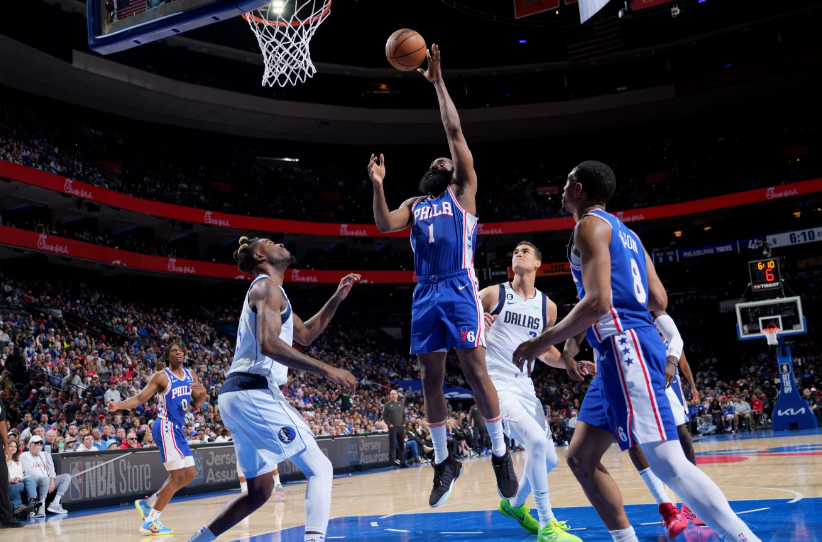 76人双星复出,恩比德,哈登