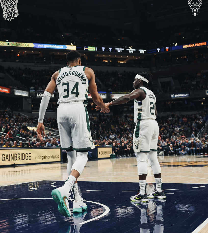 NBA常规赛,雄鹿双子星