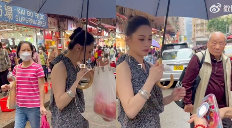 阿娇,侧身全空走光