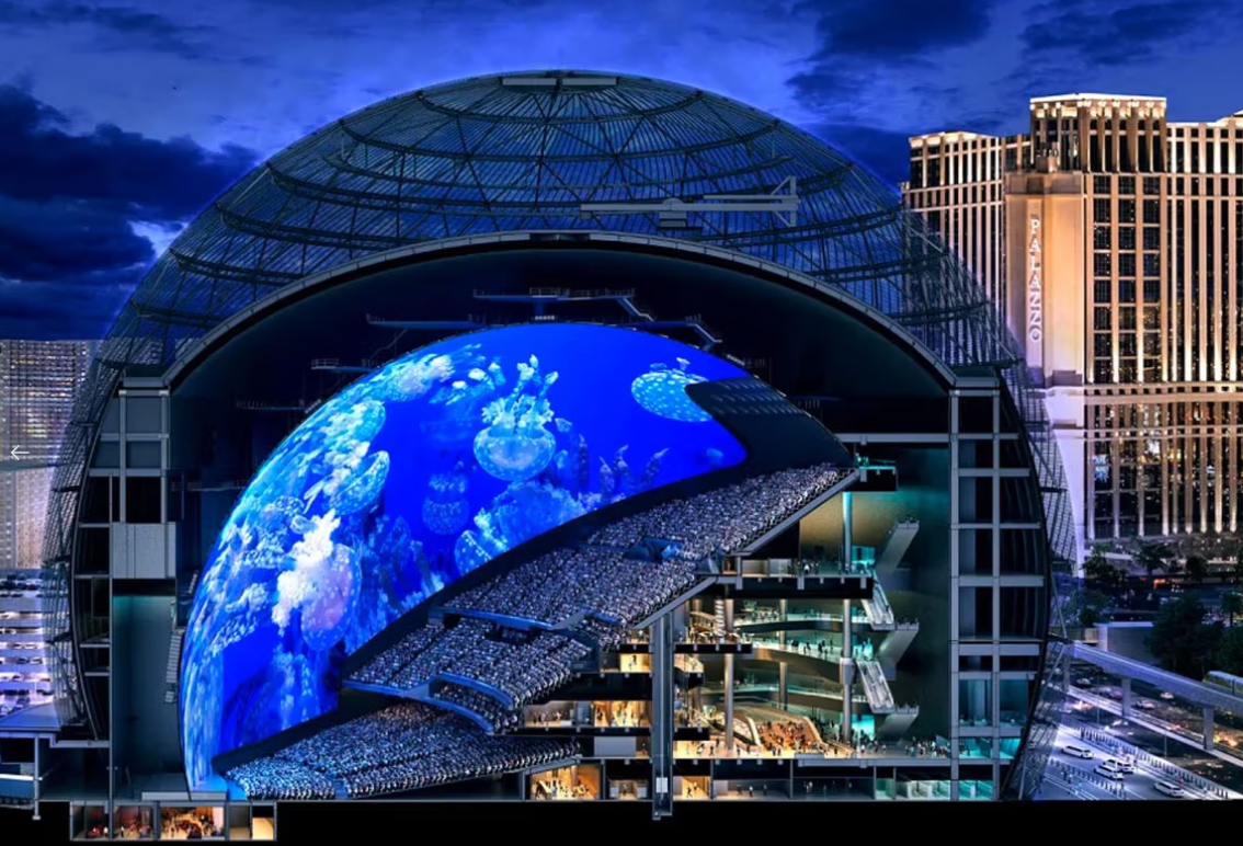 赌城拉斯韦加斯,MSG Sphere,MSG Entertainment