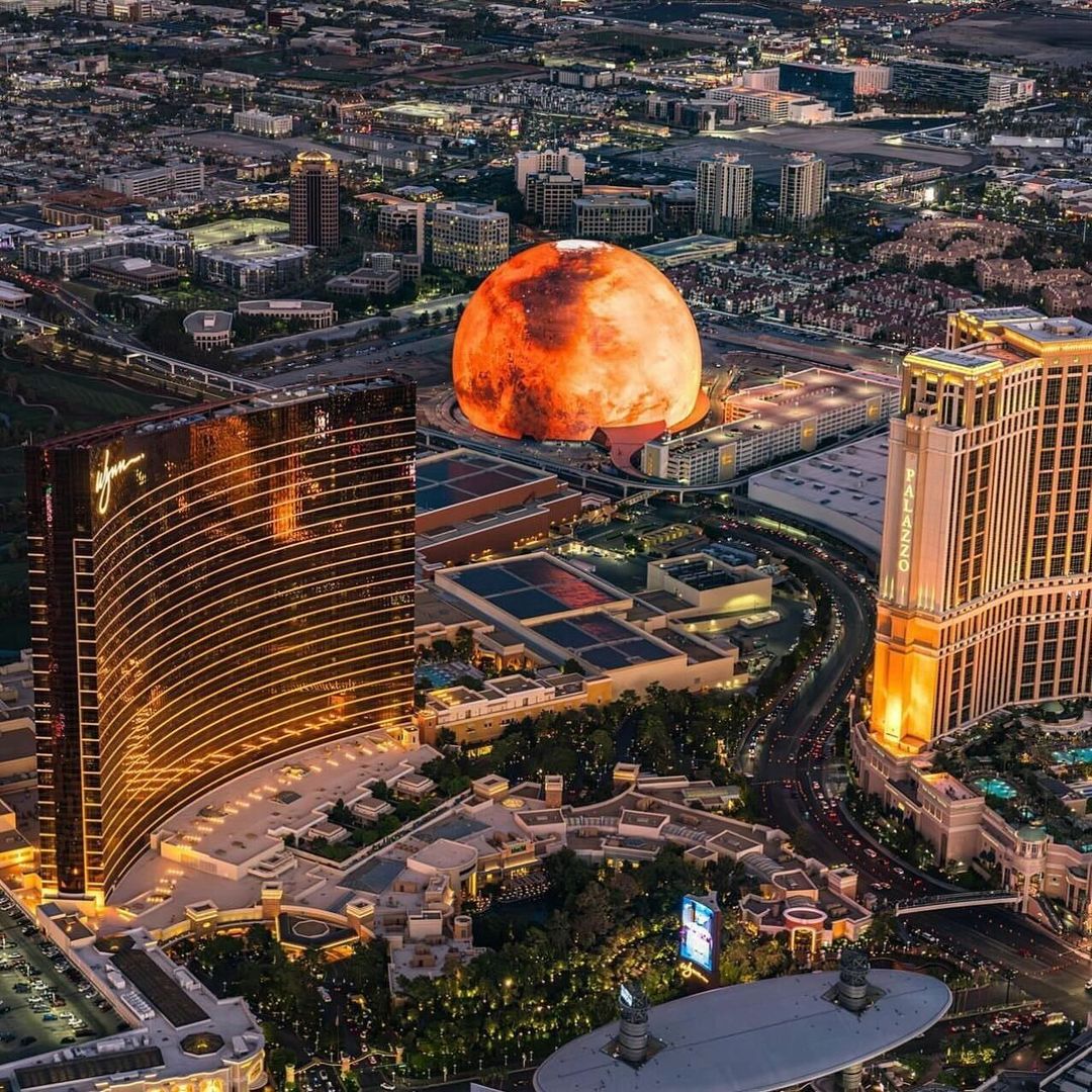 赌城,拉斯韦加斯,最新地标,Sphere