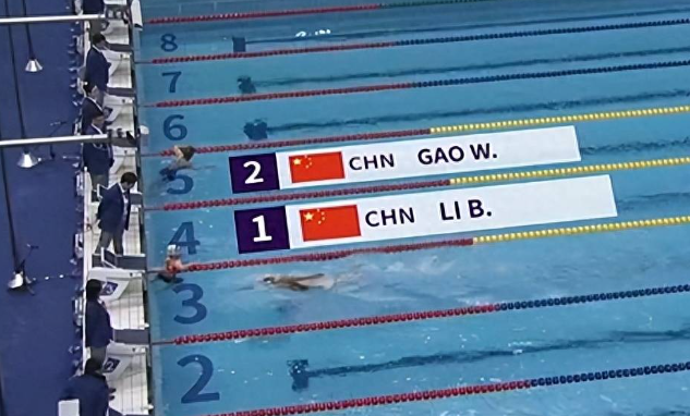 杭州第19届亚运会,女子1500米自由,,李冰洁夺冠