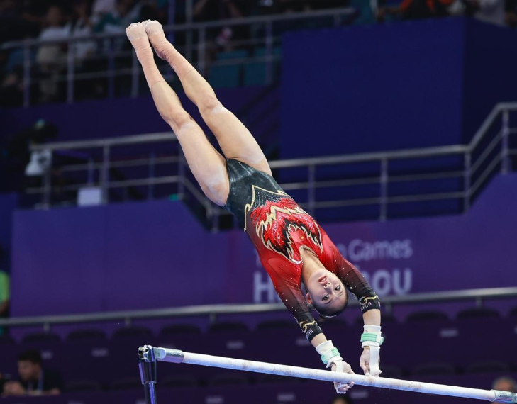 杭州第19届亚洲运动会,夺竞技体操女子团体