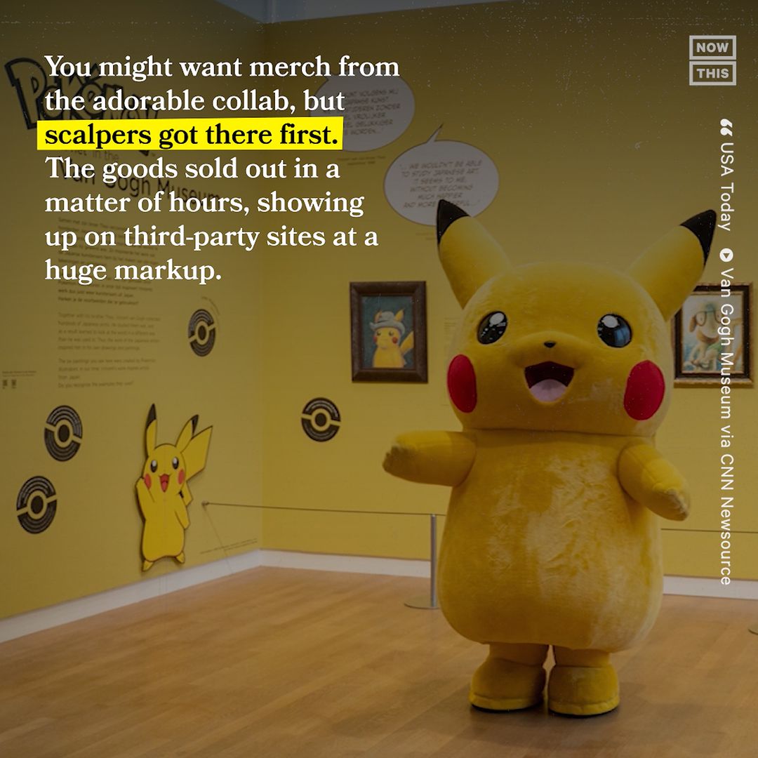 荷兰,梵谷,Pokémon宝可梦, 联名