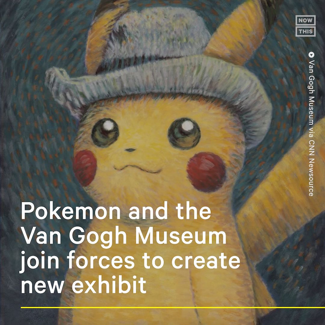 荷兰,梵谷,Pokémon宝可梦, 联名