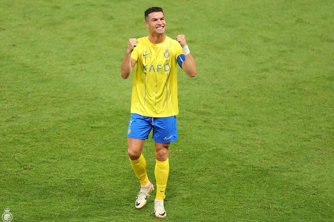 沙特联,利雅得,C罗,任意球破门