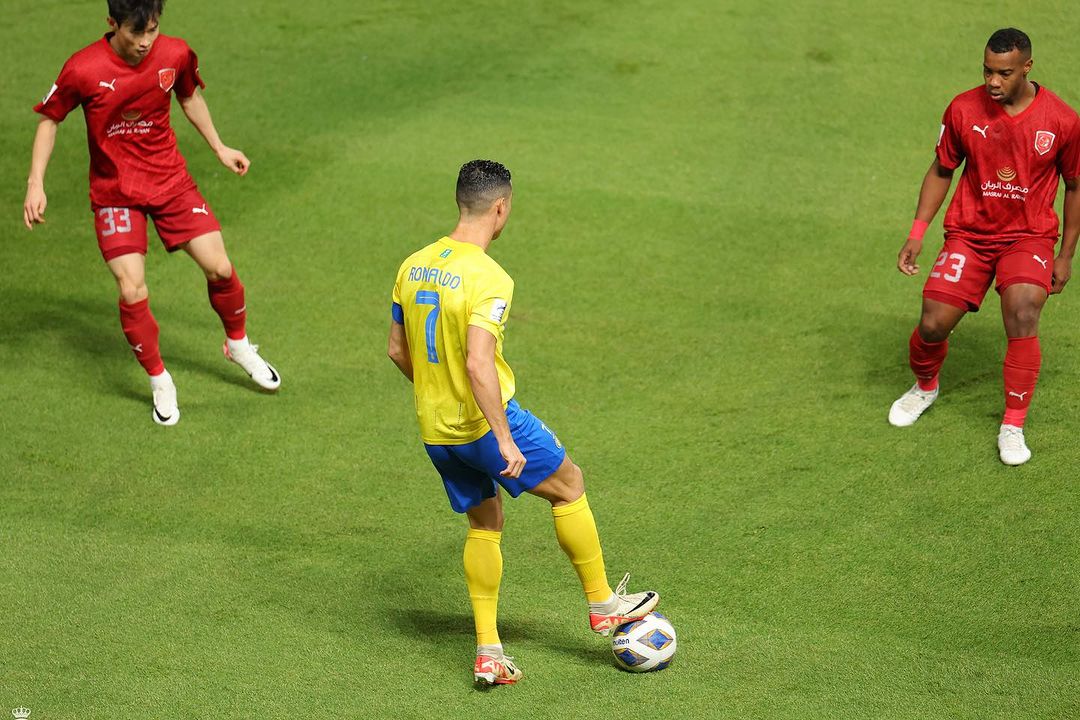 沙特联,利雅得,C罗,任意球破门