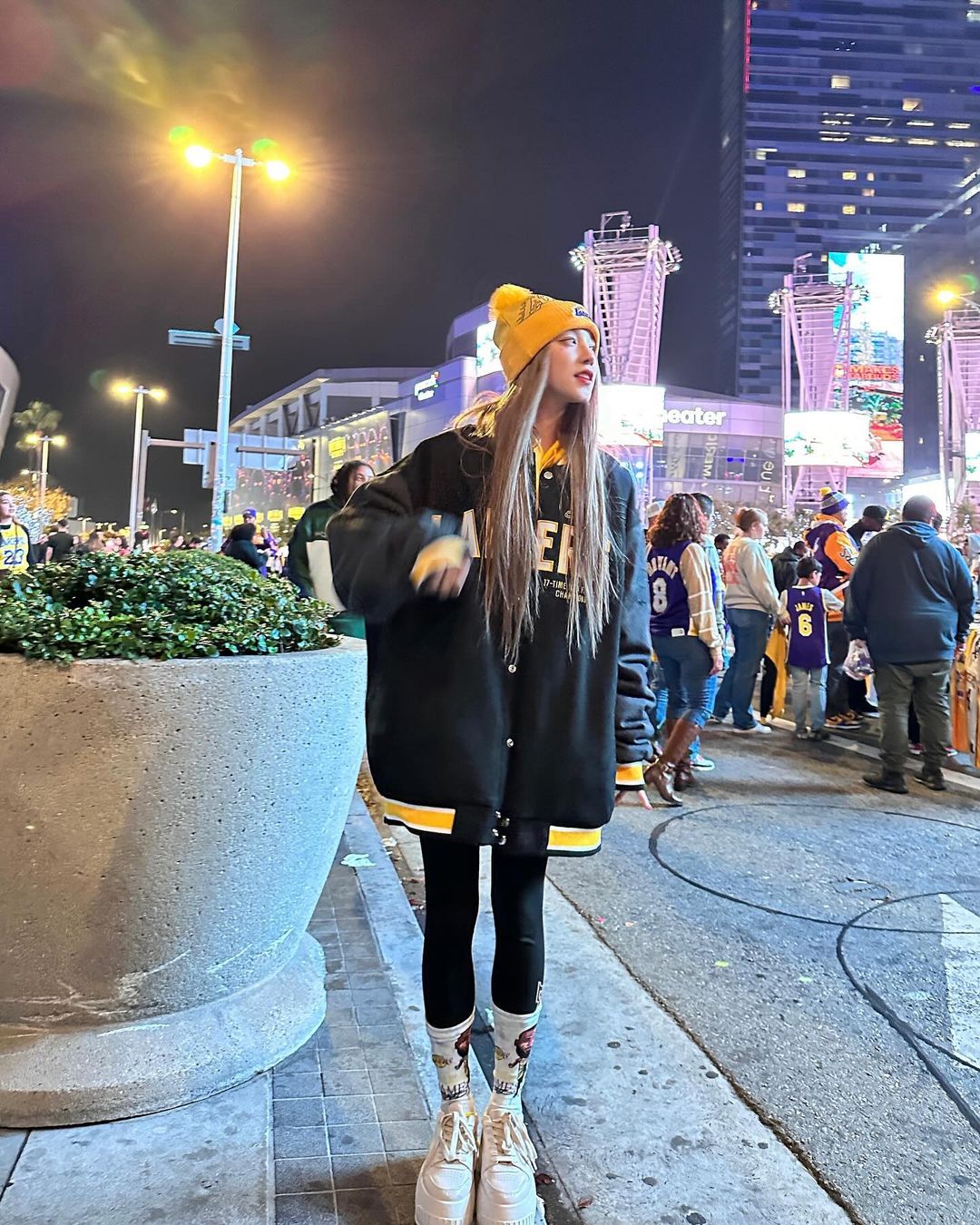 当红女团,(G)I-DLE,宋雨琦, NBA湖人赛