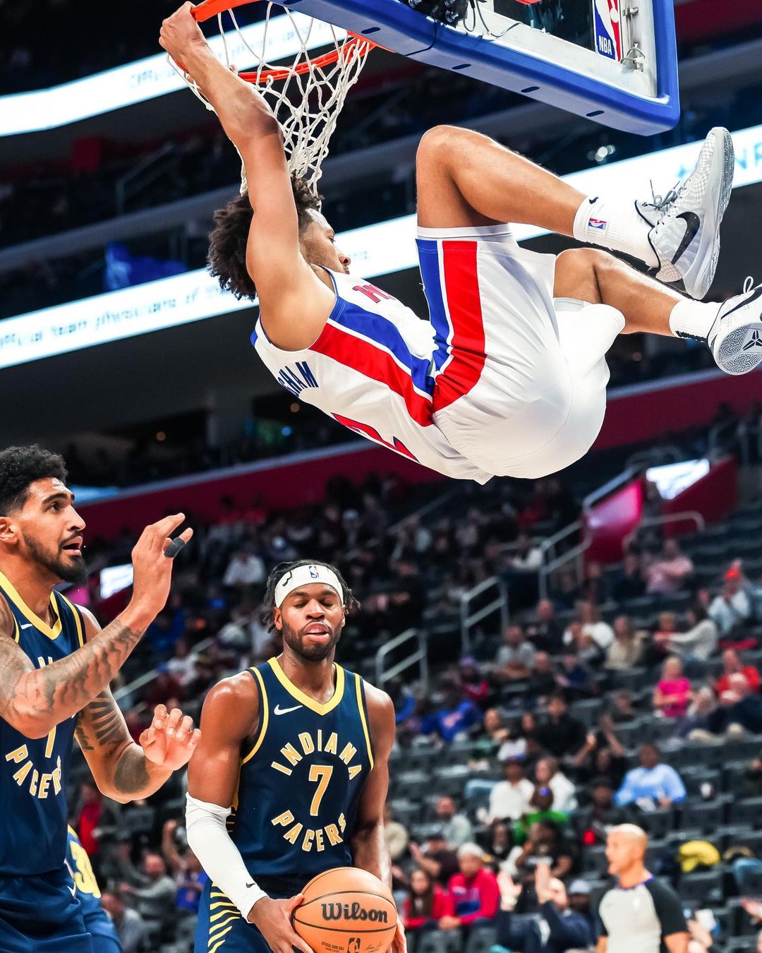 NBA常规全能赛,步行者, 底特律活塞,马瑟林