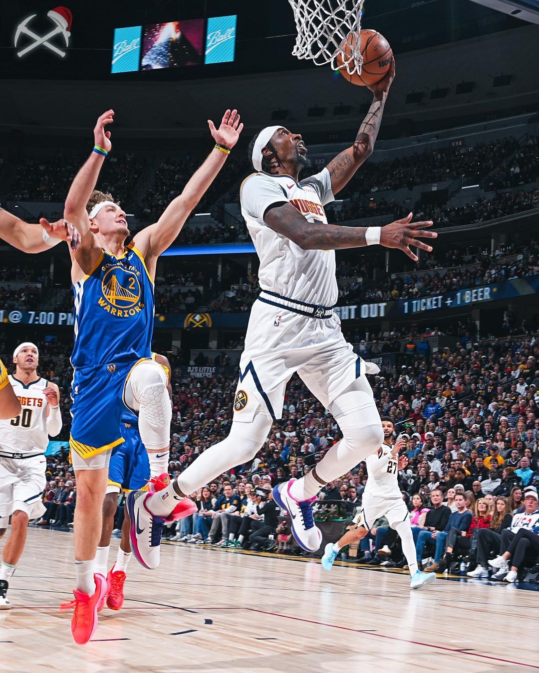 NBA年终大战,约基奇,库里,掘金,勇士,5连胜,汤普森,库明加,小波特,穆雷