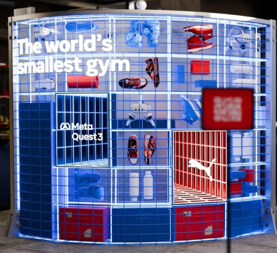 Meta,PUMA,世界上小型健身房,MR虚拟,现实技术,居家运动