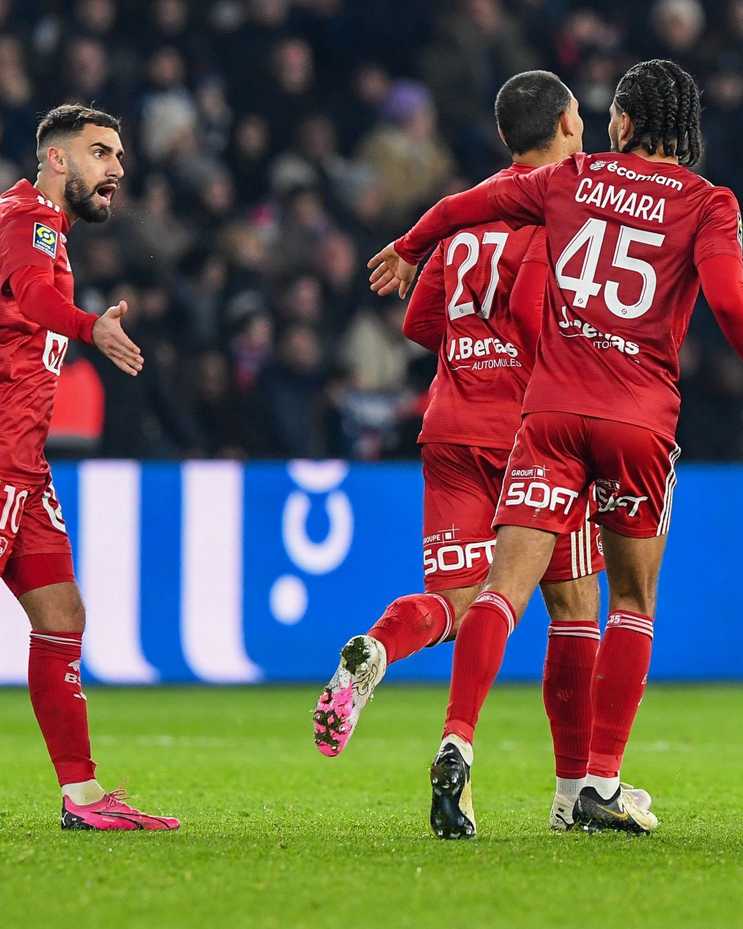 法甲联赛,巴黎,布雷斯特,阿森西奥,穆阿尼建功,巴尔科拉