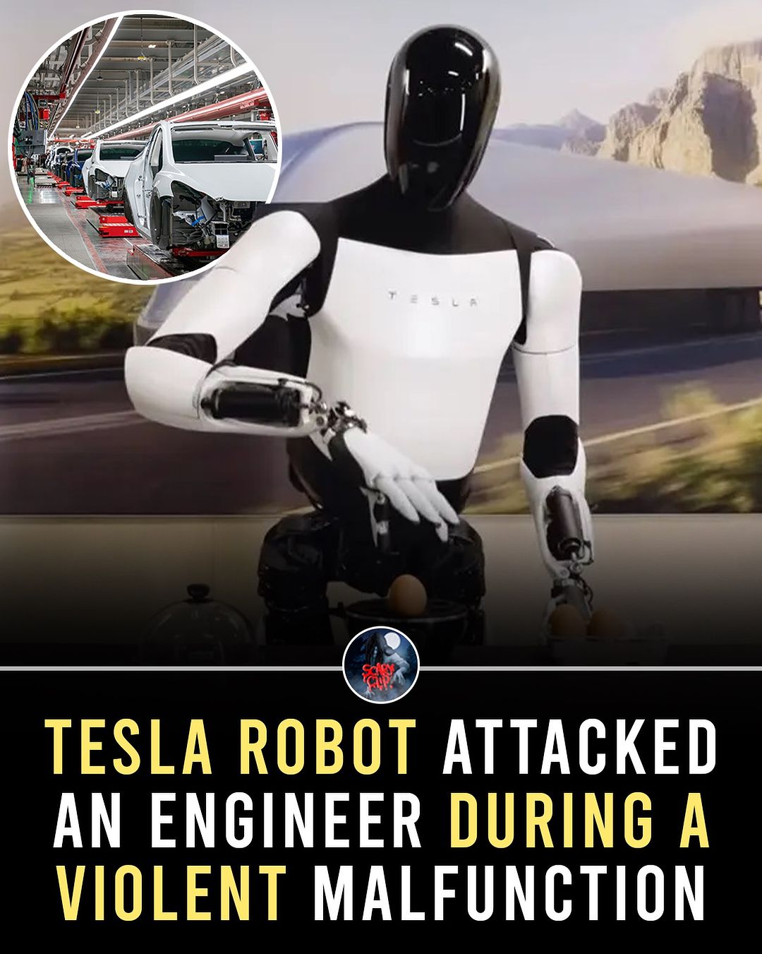 Tesla,德州工厂,机器人攻击人类,流血事件,Elon Musk