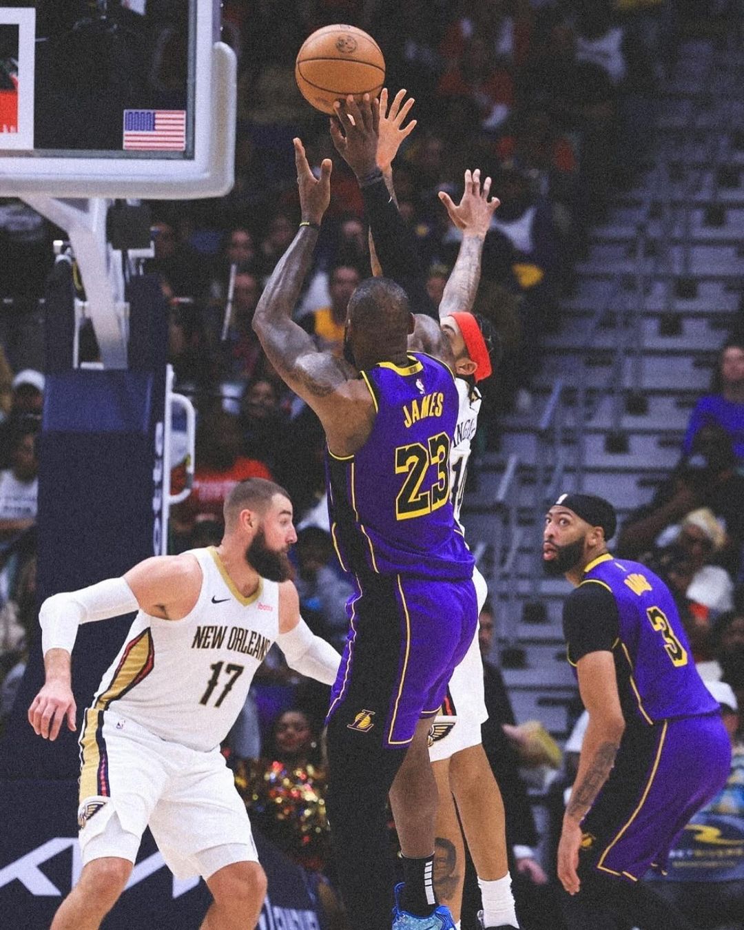 洛杉矶湖人队,惨败,鹈鹕队,詹姆斯,锡安, NBA常规赛,英格拉姆,勒布朗