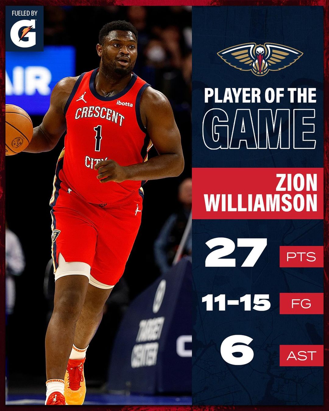 NBA常规赛, 新奥尔良鹈鹕, 明尼苏达森林狼,安东尼-爱德华兹